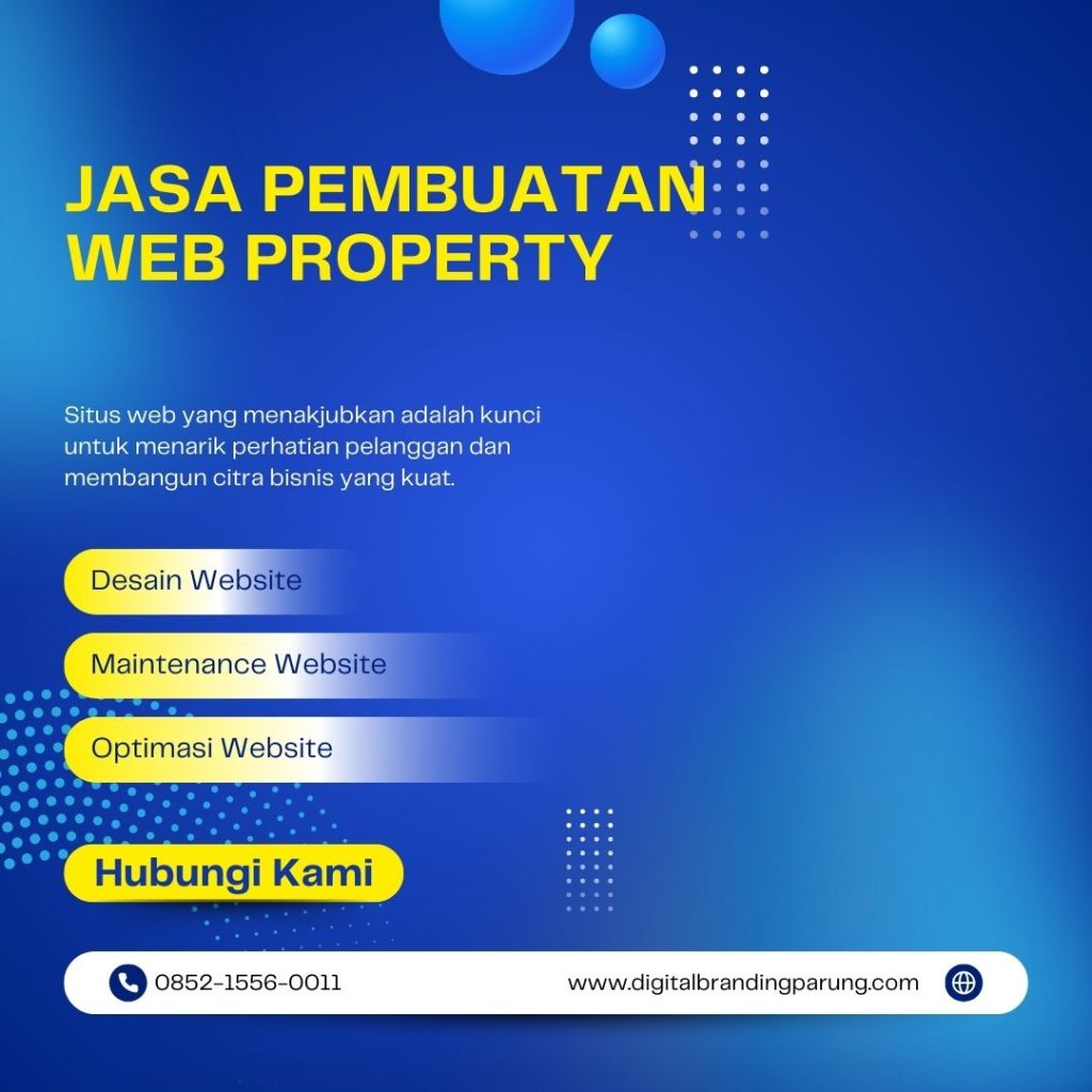 jasa pembuatan website property