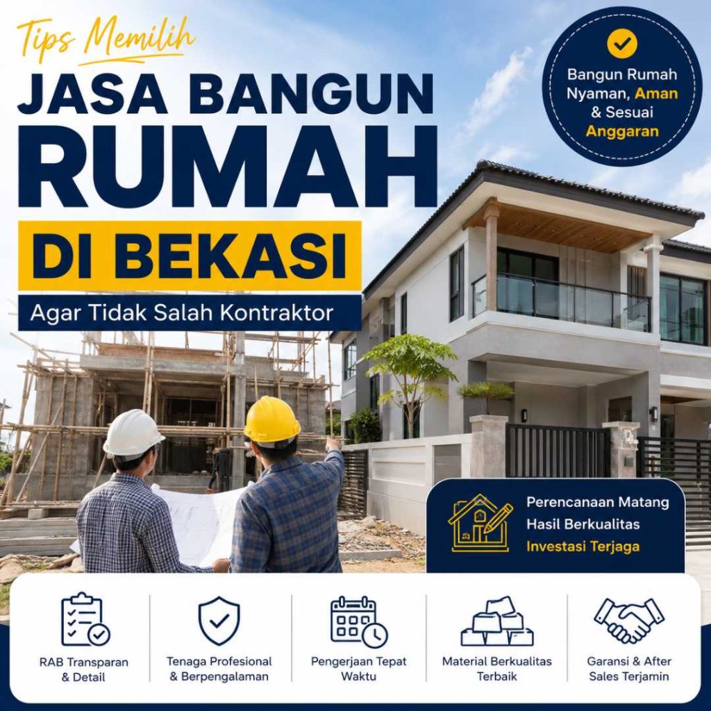 Tips Memilih Jasa Bangun Rumah di Bekasi